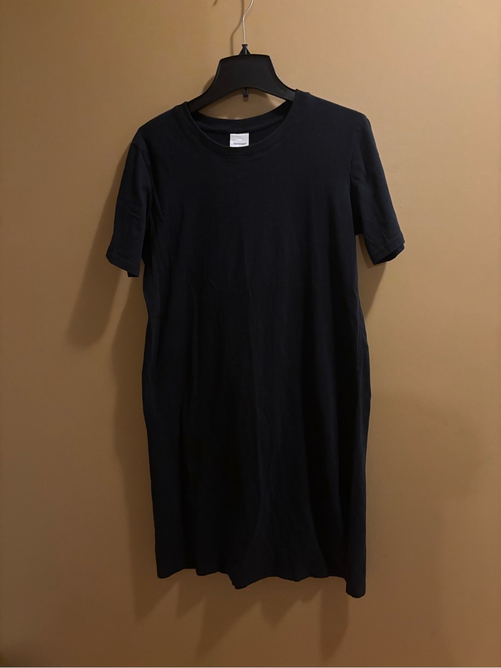 ⭐️⭐️Classic Black Crewneck T-Shirt Dress - Unbranded